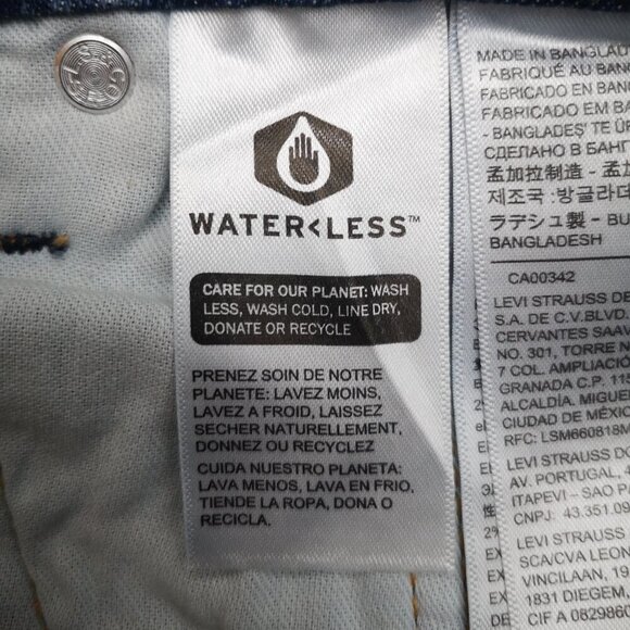 NWT Levi's 514 Men's Size 36/30 Straight Leg Medium Wash Blue Jeans - Picture 7 of 14